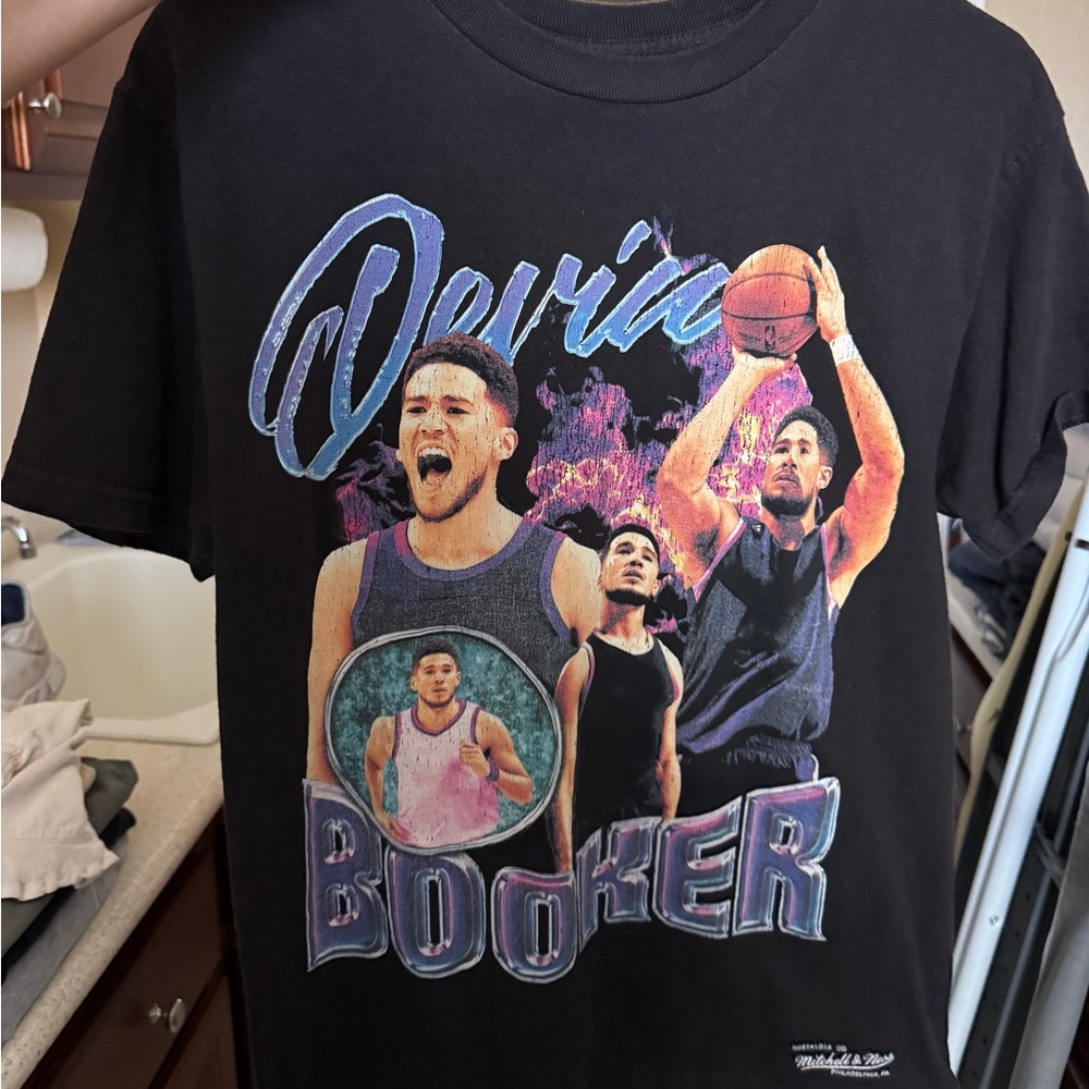 Devin Booker Graphic Tee with Multicolor Print